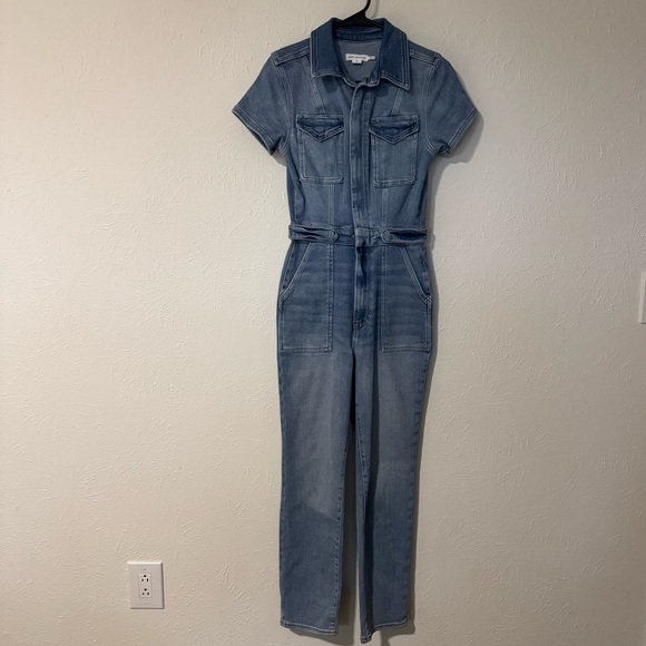 Good American Pants - Good American Demin Jumpsuit Blue Size S